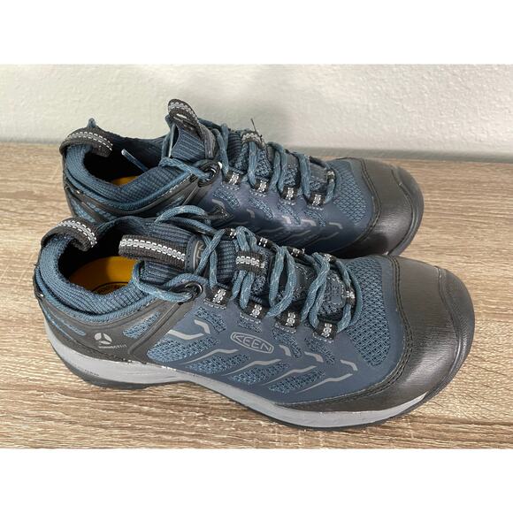 Keen Utility Flint II Steel Toe Work Shoes Women's 7 Blue EH Slip Resistant - Picture 11 of 14